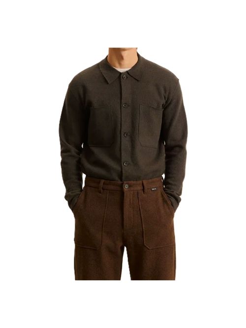 NN07 Jonas Boiled Wool Overshirt NN.07 | 22763986686398880 DEEP TRUFFLE